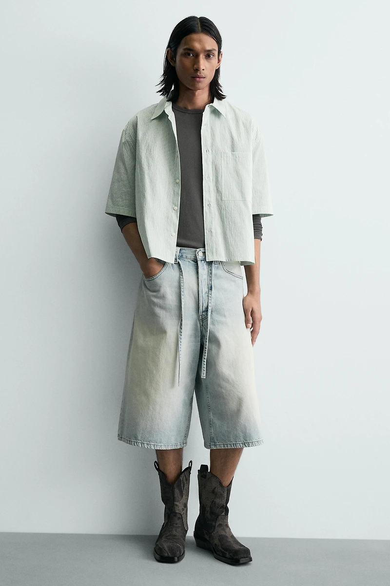 DENIM COWBOY BOOTS