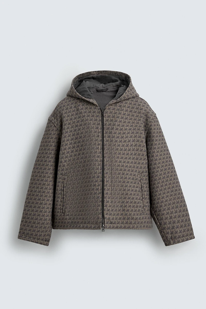 HORSE PRINT HOODIE JACKET