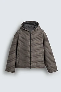 HORSE PRINT HOODIE JACKET