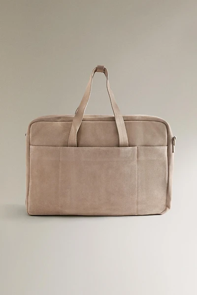 SAC DE VOYAGE CROÛTE DE CUIR