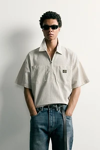 ZIP POLO SHIRT WITH POCKETS