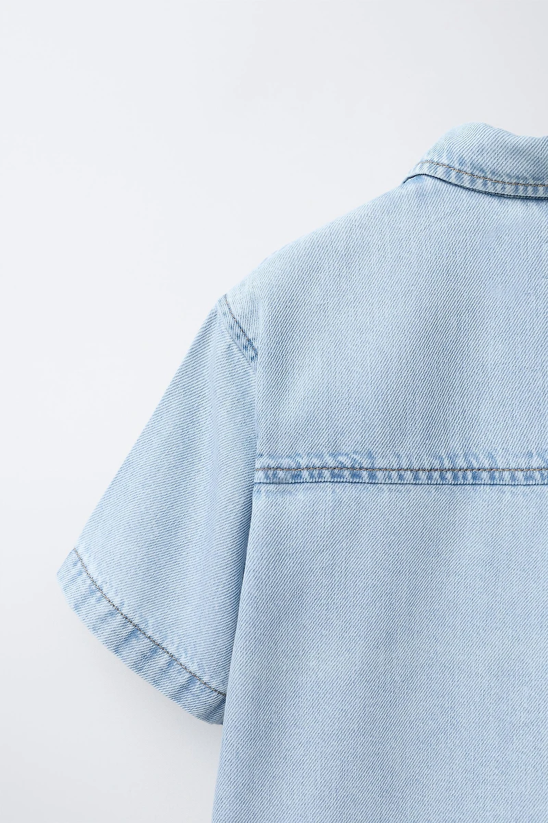 FLUID DENIM SHIRT