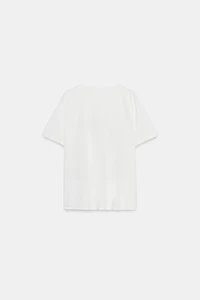TEXT PRINT OVERSIZED T-SHIRT