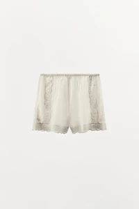 EMBROIDERED BEADED SHORTS