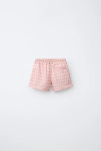 2-6 YEARS/ PALM TREE SWIM SHORTS