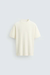 PURL KNIT T-SHIRT