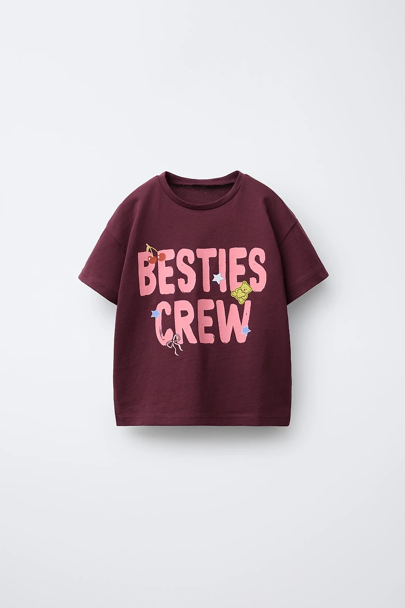 TEXT PRINT T-SHIRT