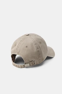 CASQUETTE EN SERGÉ LAVÉ