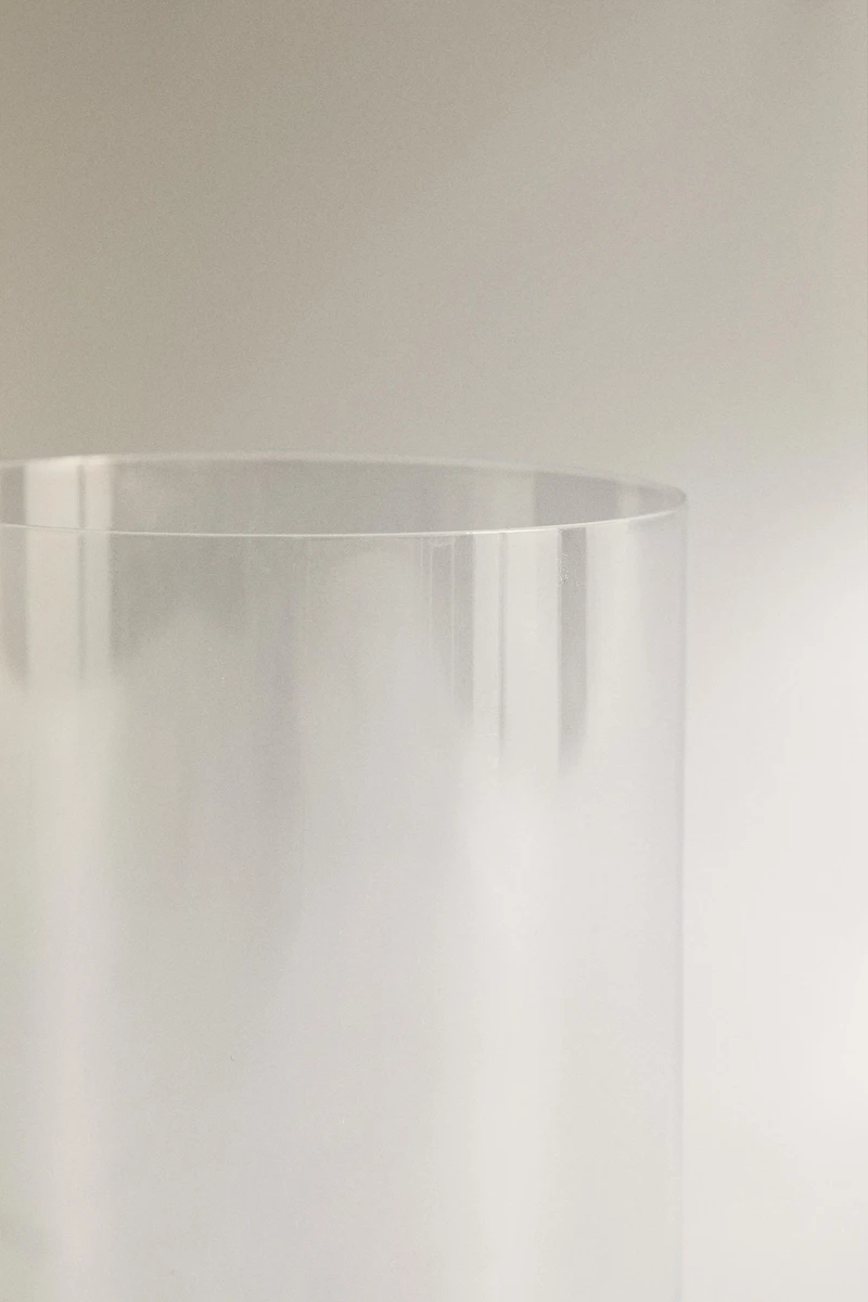 STRAIGHT CRYSTALLINE SOFT DRINK TUMBLER
