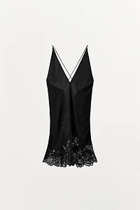 100% VISCOSE EMBROIDERED CAMISOLE
