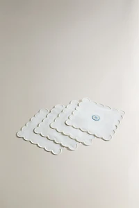 RAMIE SHELL COASTER SET (PACK OF 4)