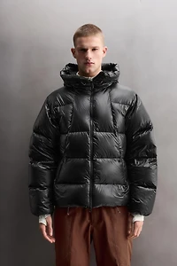 100% FEATHER PUFFER JACKET