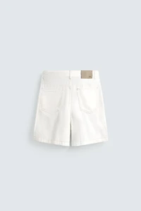 SHORT RELAXED FIT EN LYOCELL MÉLANGÉ