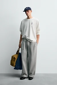 PANTALON COUPE DÉCONTRACTÉE PLIS CHAMPION ® X ZARA
