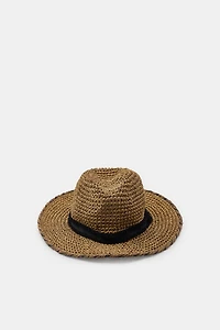 TWISTED EDGE CONTRAST BAND HAT