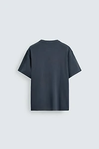 NAUTICAL EMBROIDERED POCKET T-SHIRT