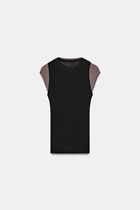 DOUBLE CONTRAST EFFECT TOP