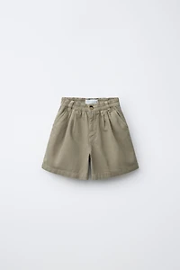 PLEATED SHORTS