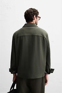 COMFORT TEXTURED OVERSHIRT
