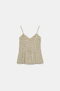 TOP STYLE LINGERIE À CARREAUX