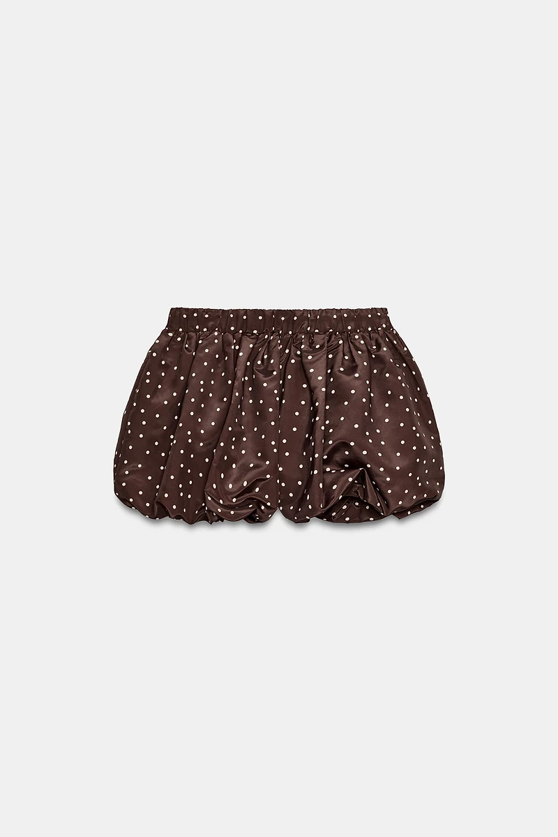 POLKA DOT BALLOON SKORT