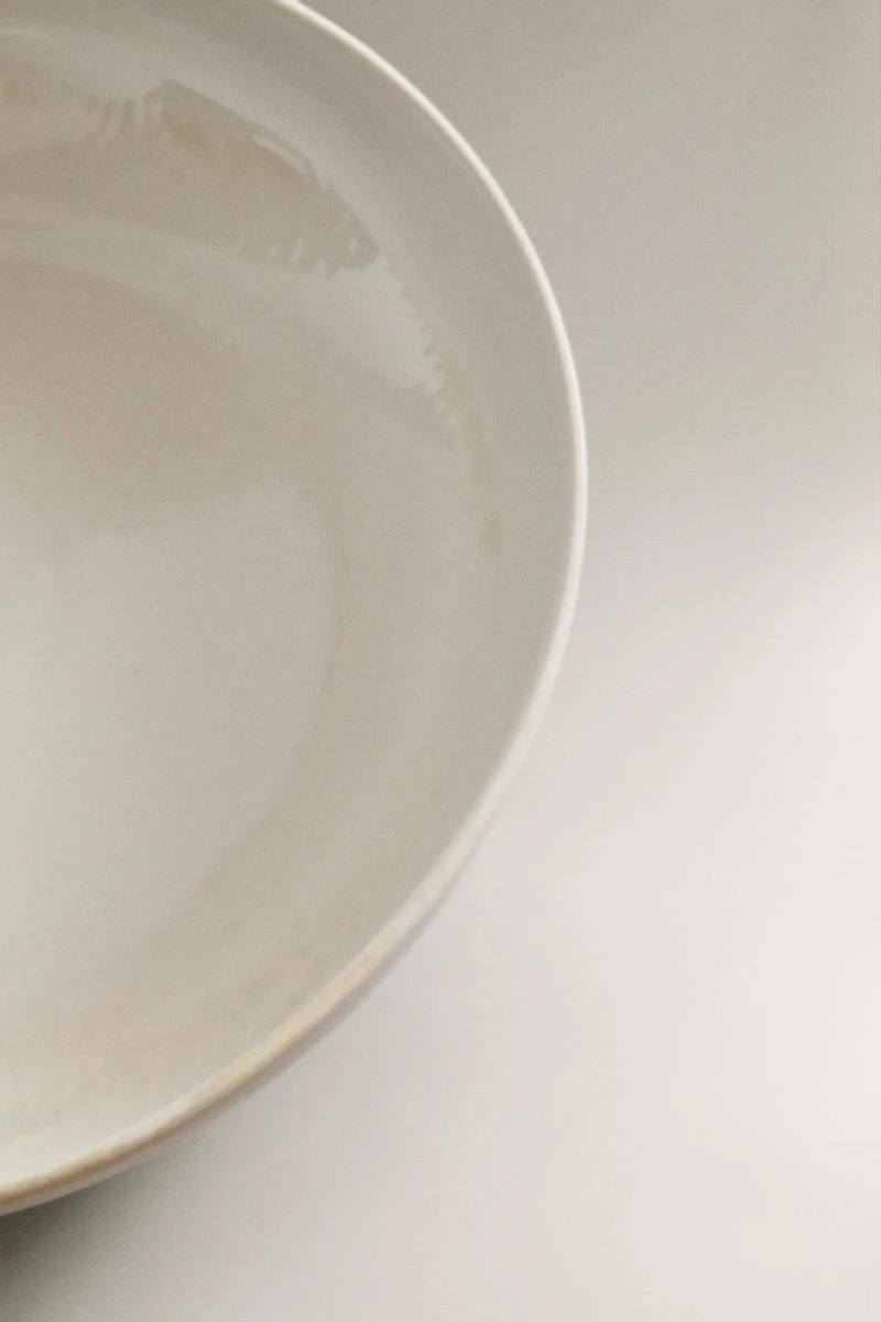 LARGE ECRU SALAD BOWL