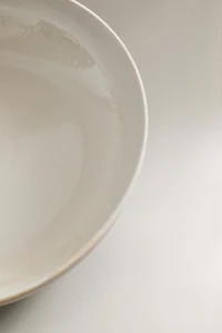 LARGE ECRU SALAD BOWL
