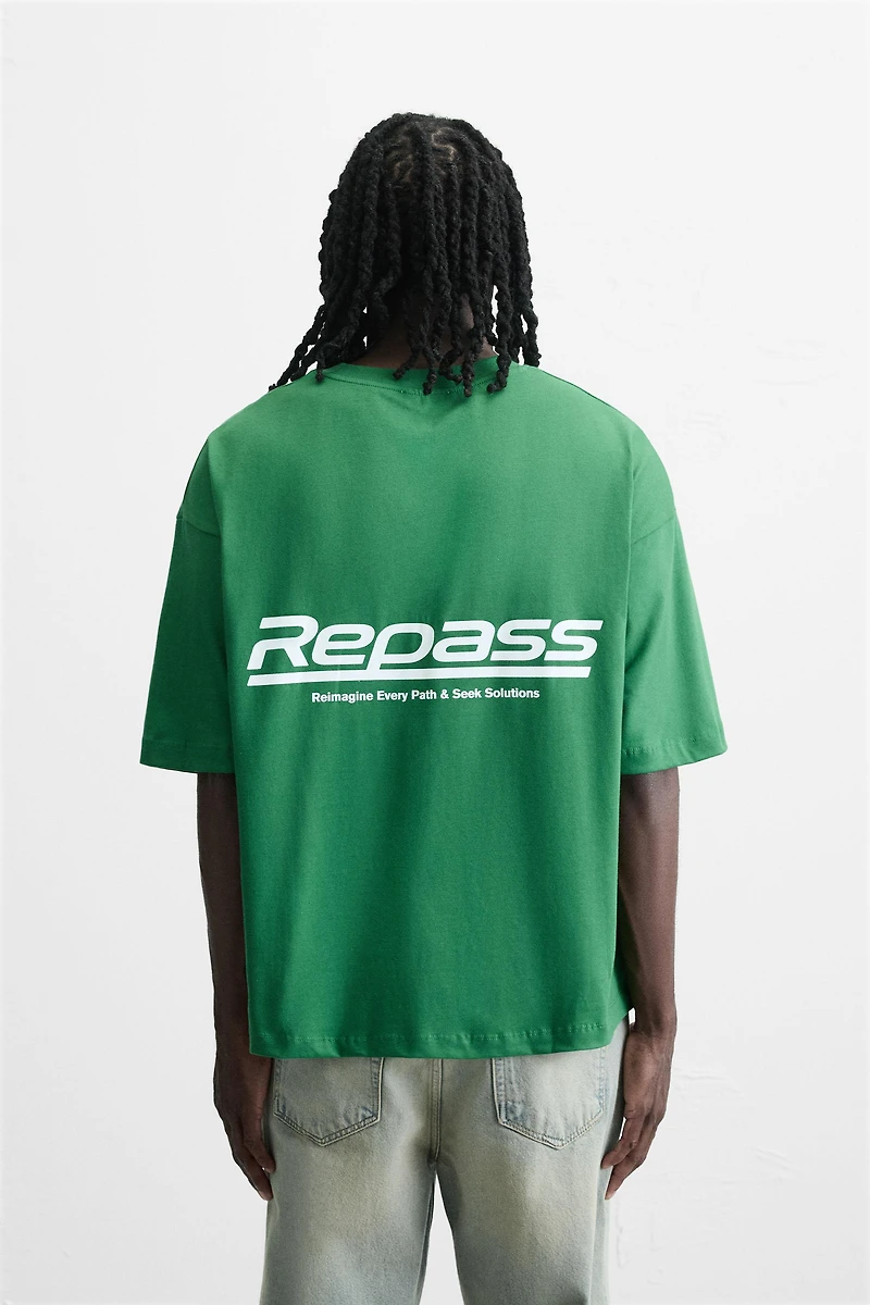 T-SHIRT BANDE RÉSILLE
