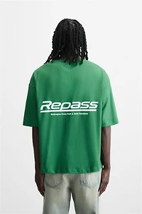 T-SHIRT BANDE RÉSILLE