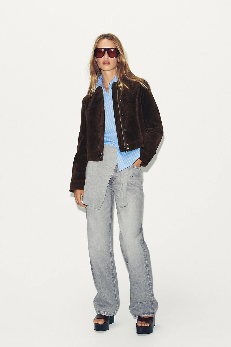 STRIPED POPLIN SHIRT