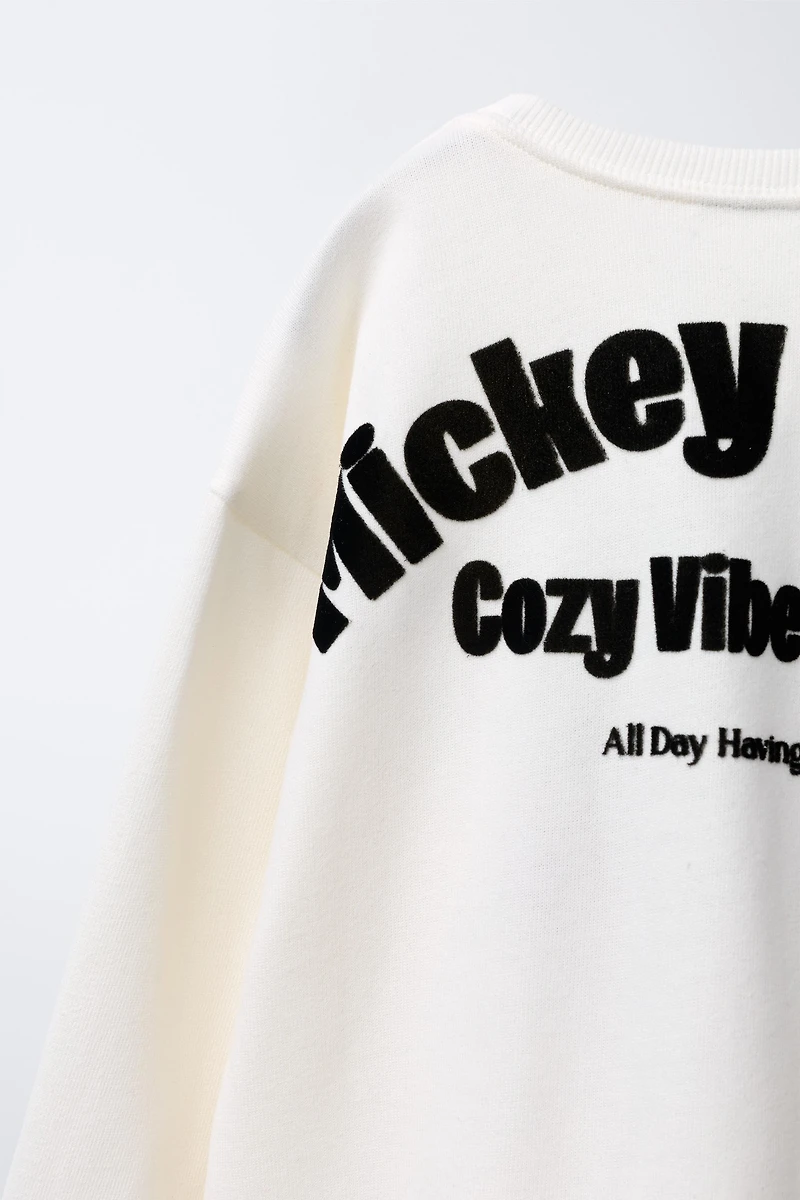 T-SHIRT MEDIUM WEIGHT BRODÉ MICKEY MOUSE © DISNEY