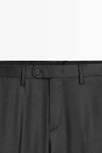 Pantalon de costume en laine froide