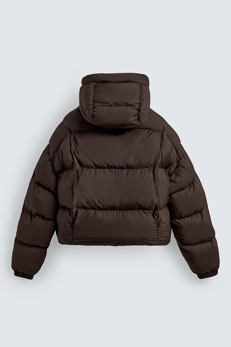 CROPPED FIT PUFFER JACKET