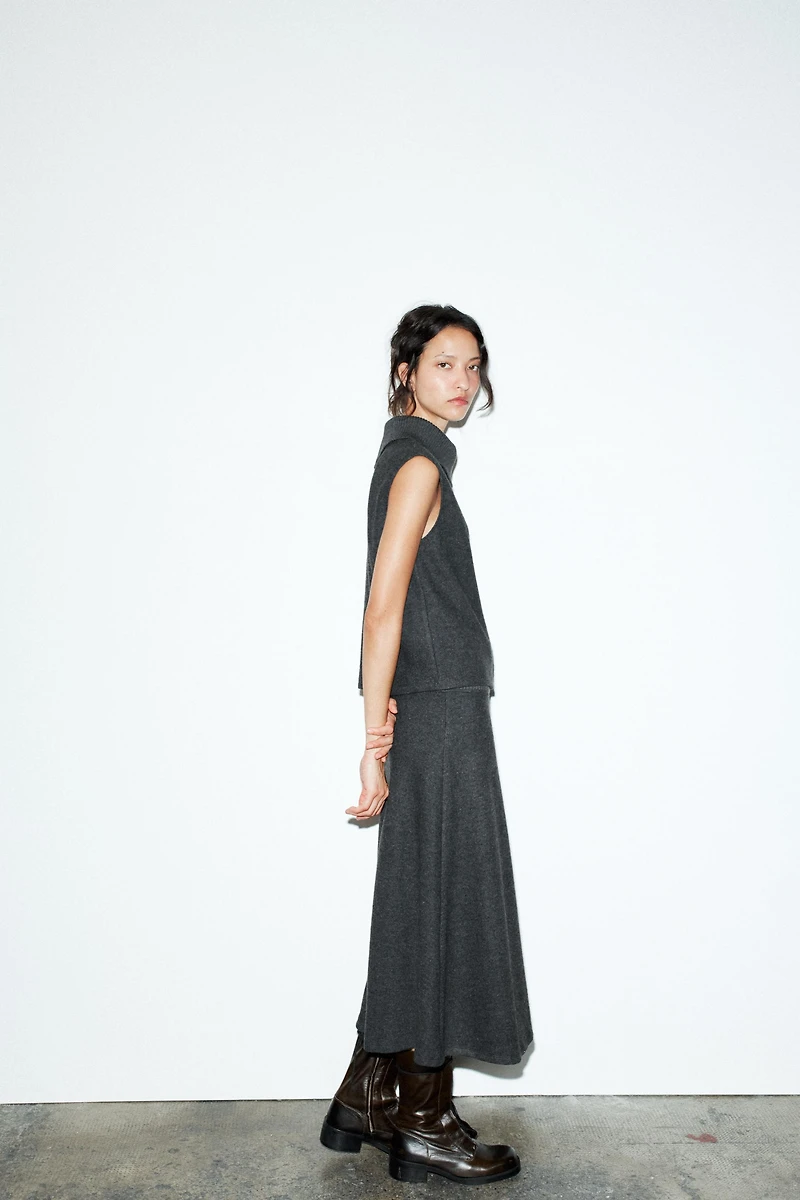 SOFT A-LINE SKIRT