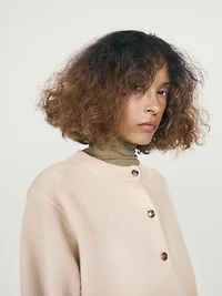 Cardigan boutons dorés