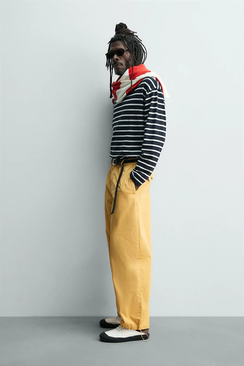 PANTALON RELAXED COTON AARON LEVINE X ZARA