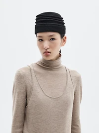 Long strappy knit top 100% cashmere - LIMITED