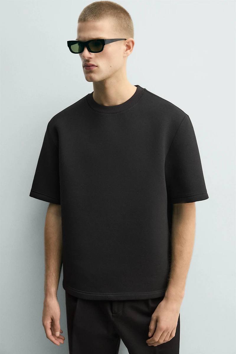 RELAXED FIT TECHNICAL SWEATSHIRT