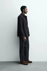 BLAZER RELAXED FIT MÉLANGE DE LAINE