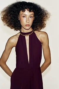 COLLAR DETAIL JUMPSUIT