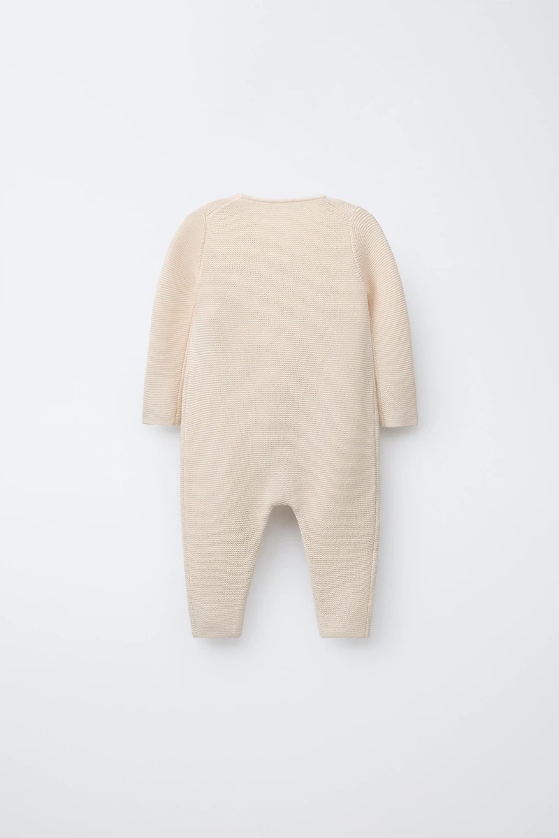 EMBROIDERED DUCKLING KNIT KIMONO