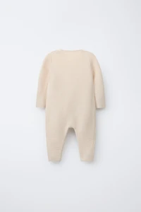 EMBROIDERED DUCKLING KNIT KIMONO