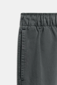 100% COTTON ELASTIC WAIST SHORTS
