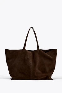 MAXI SUEDE SHOPPER