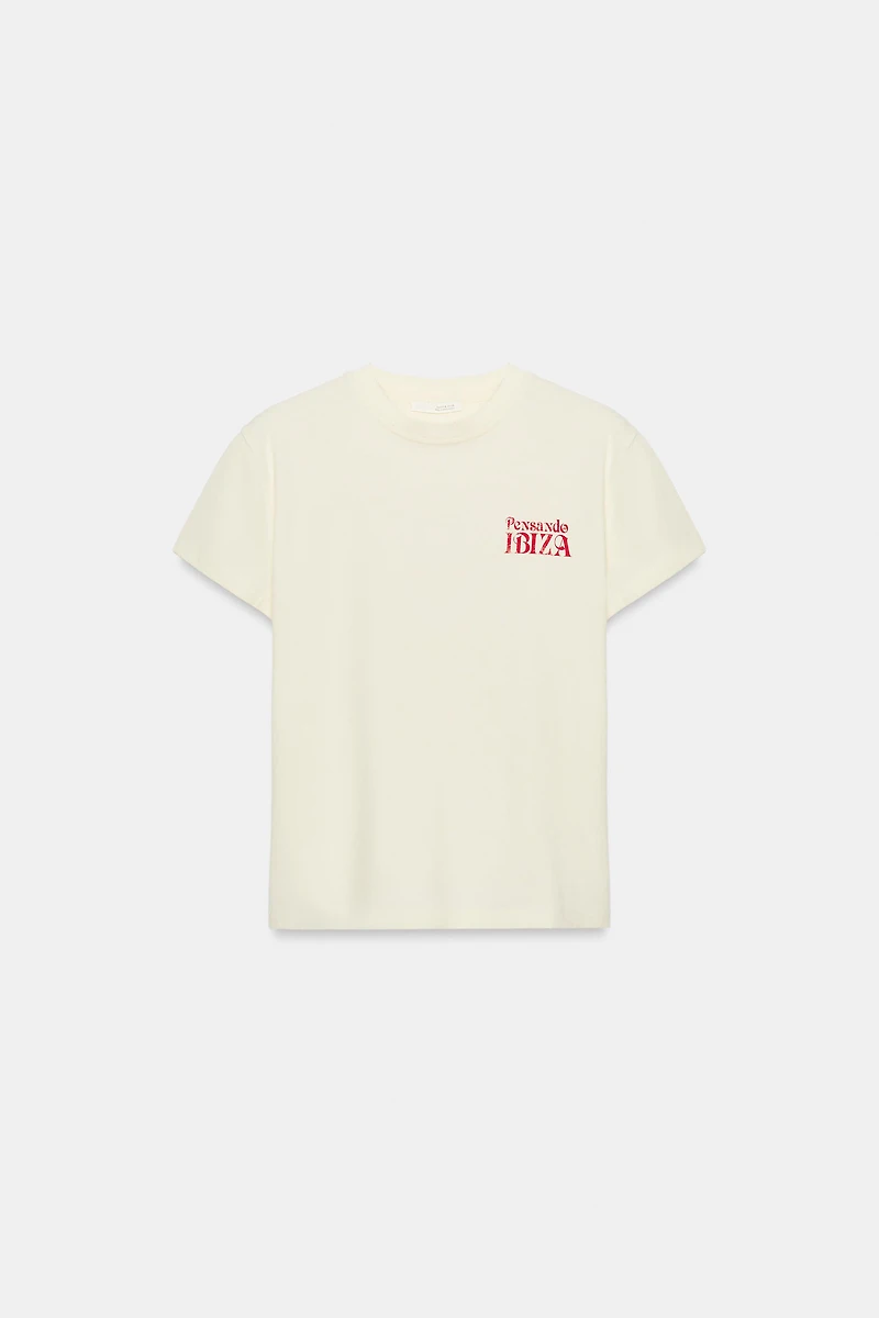 RUSTIC TEXT T-SHIRT