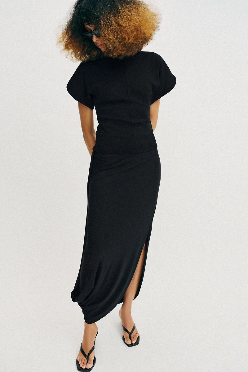 BALLOON SLEEVE TOP