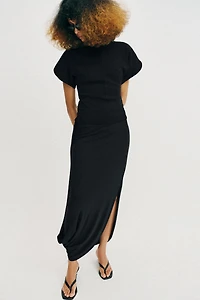 BALLOON SLEEVE TOP