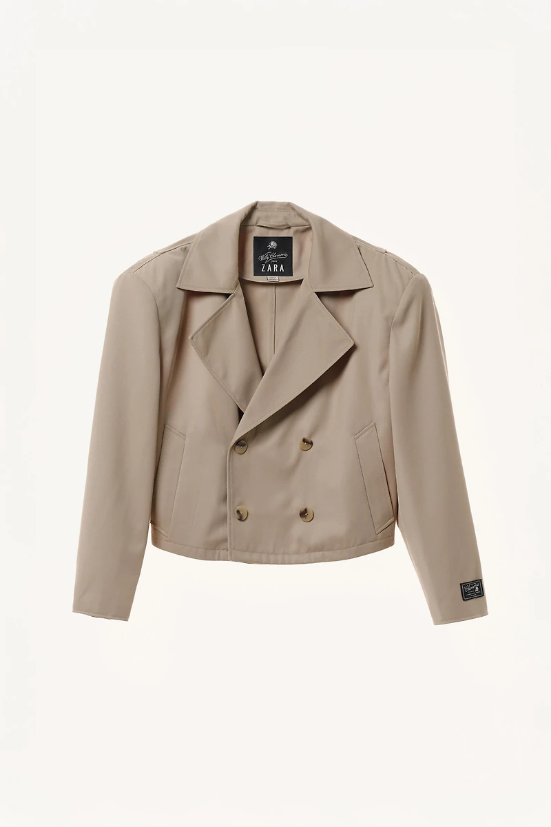 BOXY FIT SHORT TRENCH COAT WILLY CHAVARRIA X ZARA