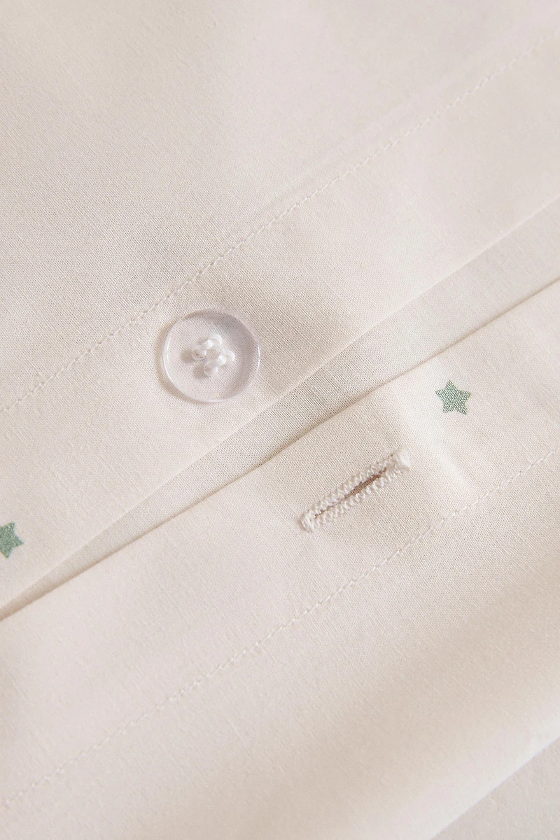 HOUSSE DE COUETTE ENFANT COTON ÉTOILES