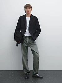 Wool blend blazer
